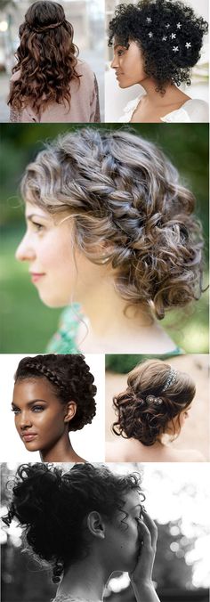 Cabelos cacheados e ondulados: 20 penteados para copiar já Black Hair Bows, Beautiful Curly Hair, Haircut Inspiration, Curly Girl, Afro Hairstyles, How To Make Hair, Curled Hairstyles, Naturally Curly