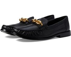 COACH Jess Leather Loafer | Zappos.com Coach Colleen Loafer, Black Shoes Women, Low Block Heels, Virgin Islands, Leather Loafers, Shoes Black, Loafers For Women, Comfortable Shoes, Women's Shoes