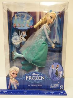 the frozen princess doll is in its box