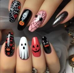 Graveyard Nails, Pearlescent Nails, Ongles Halloween, Nail Halloween, Foggy Night, Ethereal Elegance, Nails Autumn, Halloween Nails Easy, Spooky Designs