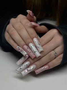 Cute Acrylic Nail Designs, Nails Only, Acrylic Nail Designs, Some Ideas, Nail Manicure