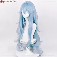 Blue Curly Hair, Rei Cosplay, Rei Ayanami, Cyan Blue, Genesis Evangelion