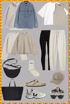 [AffiliateLink] 76 Must Have Boho Capsule Wardrobe 2023 Tips To Check Out #bohocapsulewardrobe2023 Scandi Core Style, Workout Wardrobe Capsule, Cute Cleaning Outfits, Spring Seattle Outfits, Outdoorsy Capsule Wardrobe, Comfy Mom Style, Comfy Minimalist Outfit, Norm Core Outfits, Cute Comfy Travel Outfits