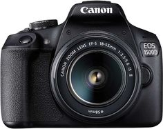 the canon eos 200d digital slr is shown with its lens pointed up