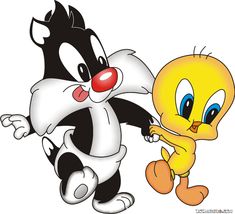 an image of two cartoon animals playing