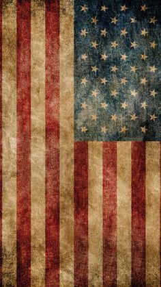 an old american flag with faded edges and stars on the bottom, as if it were painted in grungy paint