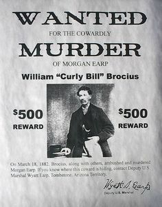 Curly Bill Brocius, Western Hero, Wild West Cowboys, Into The West