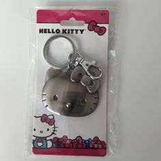 a hello kitty keychain is in the package