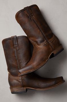 Men's Frank Leather Cowboy Boots | Overland Cowboy Leather Boots, Boots For Men Cowboy, Men’s Western Boots, Rustic Snip Toe Boots For Western-themed Events, Rugged Work Boots For Western-themed Events, Leather Western Chelsea Boots With Moc Toe, Rustic Leather Work Boots With Snip Toe, Rustic Reinforced Toe Moto Boots For Fall, Rustic Moto Boots With Reinforced Toe For Fall