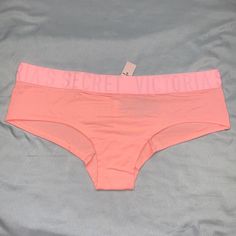 Cheeky, Nwt Pink Stretch Brief Shorts, Victoria's Secret Pink Brief Bottoms, Pink Stretch Bottoms By Victoria's Secret, Pink Stretch Brief Bottoms, Victoria's Secret Pink Stretch Bottoms, Victoria's Secret Stretch Pink Shorts, Fitted Pink Bottoms From Victoria's Secret, Victoria's Secret Pink Bottoms For Spring, Fitted Victoria's Secret Pink Bottoms