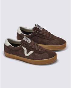 Sport Low Shoe Vans Store, Streetwear Shoes, Heritage Fashion, Swag Shoes, Brown Shoe, Court Shoes, Brown Fashion, Vintage Shoes, Vans Shoes