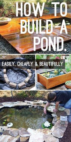 how to build a pond in your backyard