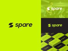 the logo for spare is displayed in front of an image of a man on a treadmill