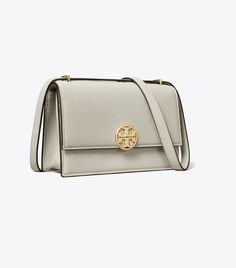 Miller Shoulder Bag: Women's Designer Shoulder Bags | Tory Burch Elegant Crossbody Bag With Grained Texture, Classic Office Bag With Grained Texture, Grained Texture Crossbody Travel Bag, Classic Grained Texture Shoulder Bag For Work, Classic Rectangular Shoulder Bag With Grained Texture, Rectangular Shoulder Bag In Pebbled Leather With Grained Texture, Pebbled Leather Crossbody Bag With Grained Texture, Grained Texture Crossbody Shoulder Bag For Travel, Crossbody Shoulder Bag With Grained Texture For Travel