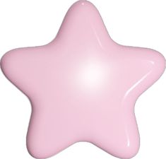 a pink star shaped object on a white background