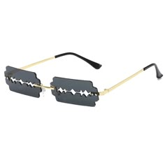 razor blade sunglasses boogzel apparel Sunnies Aesthetic, Relatable Illustrations, Aesthetic Sunglasses, Funky Sunglasses, Gender Fluid Fashion, Funky Glasses, Aesthetic Accessories, Cool Glasses, Cute Glasses