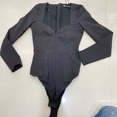 Zara Black One Piece Body Suit Sweetheart Shape Neckline. Please Refer To The Photos As Part Of The Descriptions All Messages Are Welcomed Black One Piece, Body Suit, Zara Black, Zara Tops, Product Description, Zara, Womens Tops, One Piece, Women Shopping