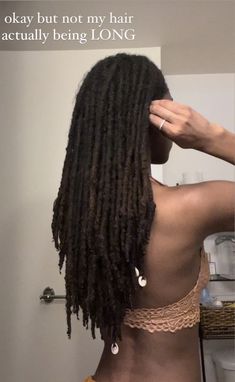 Loose Locs, Long Healthy Locs, Black Women Long Locs, Big Locs, Locks Black Women Aesthetic, Waist Length Locs Black Women, Thick Long Locs, Long Natural Dreads Black Women