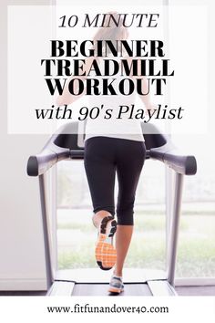 woman running on treadmill Beginner Treadmill Workout, Beginner Treadmill, Treadmill Workout Beginner, Tight Hamstrings, Treadmill Walking, Pop Playlist, Treadmill Workouts, Treadmill Workout, Running For Beginners