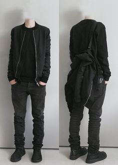 Goth Outfits Men, Techno Clothes, Techno Outfit, Underground Clothing, Foul Language, Goth Guys, Casual Goth, Techwear Fashion