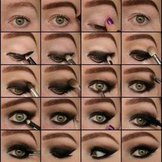 . Grey Smokey Eye, Nye Makeup, Black Smokey Eye, Dramatic Eye Makeup