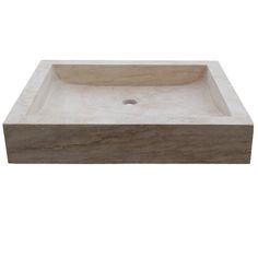 a square stone sink on a white background