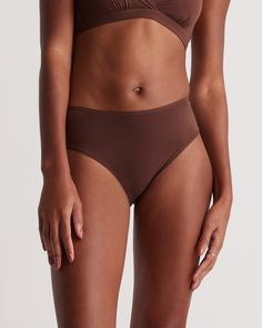 Introducing your new favorite underwear—the Second Skin Hipster Brief. It's got a soft and stretchy feel that's lightweight, breathable, and barely there—just the way underwear should feel and fit. Nix the digging for good with the six pairs in this pack.Make it a match with our Second Skin Scoop Neck Bralette or Crossover Bralette. 6 Pack Women, Body Curves, Just Run, Minimalistic Design, Sand Color, Just The Way, Second Skin, Quince, Black Belt