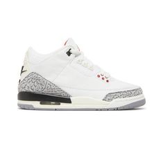 New Air Jordan 3 Retro White Cement Reimagined - Size 3.5GS / 5W - DM0967-100. White Cement Reimagined, Pretty Shoes Sneakers, White Cement, Shoes Outfit Fashion, Jordan 3 Retro, Shoes Jordan, Air Jordan 3 Retro, Cute Sneakers, Air Jordan 3