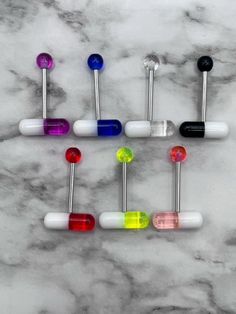 ITEM:  1 Tongue Barbell MATERIAL:  316L Surgical Steel SIZE: 14G /  5/8" Tongue Barbell, Tongue Piercing Jewelry, Tongue Piercing, Piercing Jewelry, 2 Colours, Body Jewelry, Piercings, Quick Saves, Color