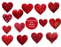 valentine's day heart brushes