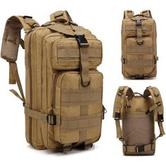 30L Waterproof Tactical Backpack - Wnkrs Tactical Rucksack, Hiking Bags, Military Rucksack, Hunting Backpacks, Camouflage Backpack, Military Backpack, Hunting Bags, Hiking Bag, Outdoor Backpacks