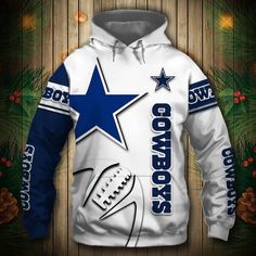 Shipping from the US. Easy 30 day return policy, 100% cotton, Double-needle neck, sleeves and hem; Roomy Unisex Fit. Dallas Cowboys Hoodie, Cowboys Hoodie, Cheap Sweatshirts, Dallas Cowboys Football, Cow Shirt, Cowboys Football, Print 3d, 3d Hoodie, Dallas Cowboys