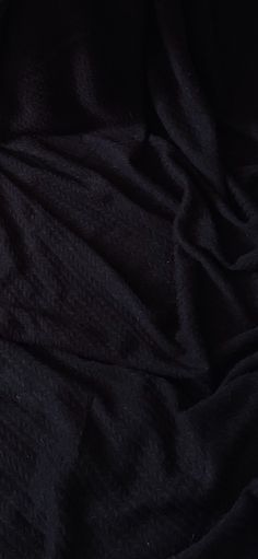 the black fabric is very soft and smooth