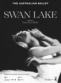 the australian ballet swan lake poster