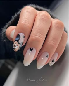 Unghie Sfumate, Milky Nails, Nail Drawing, Nagel Tips