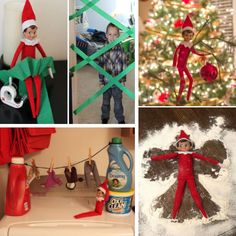 there are pictures of elfs in the house