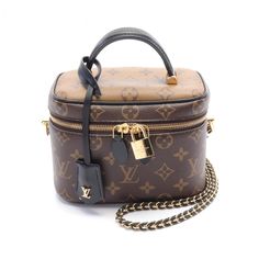 Used Louis Vuitton Vanity Nv Pm Monogram Reverse Handbag Bag Coated Canvas Leather Women's Brown Black M45165 (Sku: Gzl14uez) === General === Brand : Louis Vuitton === Design === Type : Handbag, Vanity Bag Material : Coated Canvas , Leather Color : Black, Brown, Monogram Reverse Gender : Women === Size === Size (Hxwxd) : 13cm X 18cm X 10cm / 5.11'' X 7.08'' X 3.93'' === Included Items === Accessories : Clochette, Key, Padlock, Shoulder Strap Accessories Notice : Before Purchasing, Please Refer T Louis Vuitton Vanity, Pm Monogram, Used Louis Vuitton, Vanity Bag, Canvas Leather, Louis Vuitton Bag, Luxury Branding, Leather Women, Shoulder Strap