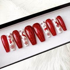 The Coat Bar Nails Are Designed And Hand-Painted With Layers Of Quality Gel Polish Cured With Uv/Led Light. Style Up As Easy As 1, 2, 3, And Say “Bye-Bye” To The Nail Salons, As You Will Have Salon-Quality Nails In Your Own Home! Use Nail Glue To Make It Last For 2-3 Weeks With Proper Care, Or Apply Adhesive Tabs For 1-2 Days Show Off You Decide. Each Set Includes: 10 Pcs Nail Of Your Size Free Prep Kit Per Order Nail File Cuticle Wooden Stick Nail Glue Instructions You Can Buy Adhesive Tabs Sep Iced Mocha, Plaid Nails, Coffin Press On Nails, Nail Salons, Light Style, Holiday Red, Nails At Home, Color Street Nails, Nail Glue