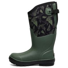 Made to keep you warm  dry and comfortable  the women's Bogs Classic II Tall Adjustable Calf Rain Boots fend off cold  wet weather with Neo-Tech insulation and 100% waterproof construction. Jackson Aesthetic, Womens Bogs, Womens Rain Boots, Fern Green, Wet Weather, Rei Co-op, Rain Boots, Insulation, Womens Boots