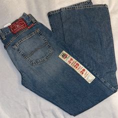 Lucky Brand Jeans- Made In The Usa New Without Tags - Never Made It To The Sales Floor. Unworn Or Even Tried On. Size 8 Waist /Front Rise/Inseam/Leg Opening In Pictures- Size 10- Just Add An Inch To The Waist- (That’s 2” When Laid Flat) And 1” To The Front Rise- Inseam And Leg Opening Isn’t Much Different. Lucky Brand Lowered Peanut 8 Lucky Brand Plain Jane Boot Cut 10 Lucky You Jeans, Dr Closet, Sweet Jeans, Lucky Jeans, Plain Jane, Juniors Jeans, Embroidered Jeans, Low Rise Jeans, Lucky Brand Jeans