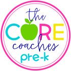 the core coaches pre - k logo with an apple on it's center circle