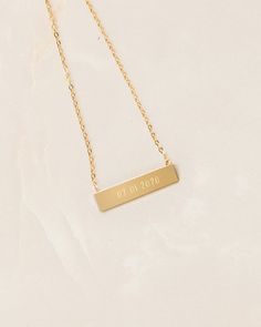 Our dainty personalized date necklace adds the perfect touch to any outfit! The simplicity of this custom necklace allows you to mix and match with a variety of styles to create an elegant look. Beautifully engraved, this customized piece makes the perfect gift for Valentine’s Day, Mother’s Day, Christmas and all special occasions and milestones! Make it personal and add your wedding date, anniversary date, birthdate, or any other memorable date of our choice!Material: 14k gold filled, anti-tarn Necklaces From Boyfriend, Top Surgery, Date Necklace, Boyfriend Necklace, Surgery Gift, Gift For Valentine, Anniversary Necklace, Birthday Dates, Gold Anniversary