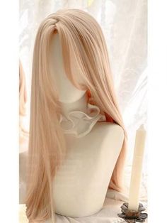 Blond Wig, Long Blonde Wig, Long Wavy Wig, Long Straight Wig, Beige Hair, Wavy Wig, Long Blonde, Blonde Wig, Straight Wig