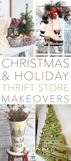 christmas and holiday thrift store makeovers are great for decorating your home