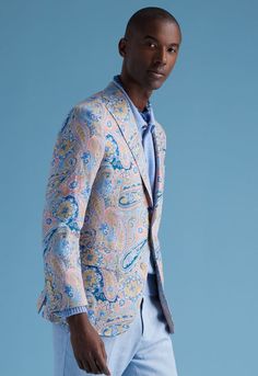 Spring is the season for bright and bold prints in featherweight fabrics. This exclusive floral printed linen jacket is sophisticated and elegant, perfect to pair with a solid trouser, cashmere polo sweater and slip-ons. Spring/Summer WeightExclusively Printed in Italy for Paul StuartSingle Breasted, 2 Buttons, Notch LapelFlap Pockets, Chest Wet PocketUnlinedSide VentsButtons On SleevesMade In Canada Cashmere Polo Sweater, Cashmere Polo, Linen Jacket, Polo Sweater, Printed Linen, Bold Prints, Floral Printed, Slip Ons, Black Friday