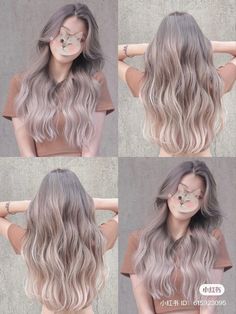 ━ 𝐡𝐚𝐳𝐞𝐥 ☻ Highlights Blonde Hair, Hidden Hair Color, Hair Color Asian, Korean Hair Color, Hair Color Underneath, Ash Hair Color, Hair Color Streaks, Highlights Blonde