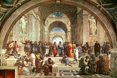 the school of atheiness is depicted in this painting