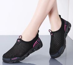 Sky Women's Slip-On Breathable Flats Comfortable For Walking Shoes | Ultrasellershoes.com – Ultra Seller Shoes Slip-on Mesh Sneakers For Outdoor, Breathable Walking Shoes For Summer Light Sports, Breathable Summer Walking Shoes For Light Sports, Slip-on Mesh Walking Shoes For Light Sports, Summer Mesh Sneakers For Outdoor Activities, Mesh Walking Shoes With Round Toe For Light Sports, Summer Sporty Slip-on Sneakers For Outdoor, Black Breathable Slip-on Sneakers For Summer, Summer Mesh Sneakers With Textured Sole