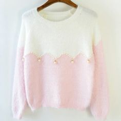 Gradient Sweater, Crochet Sweater Design, Pink Clothes, Western Wear Outfits, Fashion Terms, Fashion Top Outfits, Trendy Dress Outfits, Handle With Care