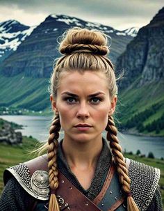 Plaited Bun, Unique Braids, Ponytail Hairstyles Easy, Messy Braids